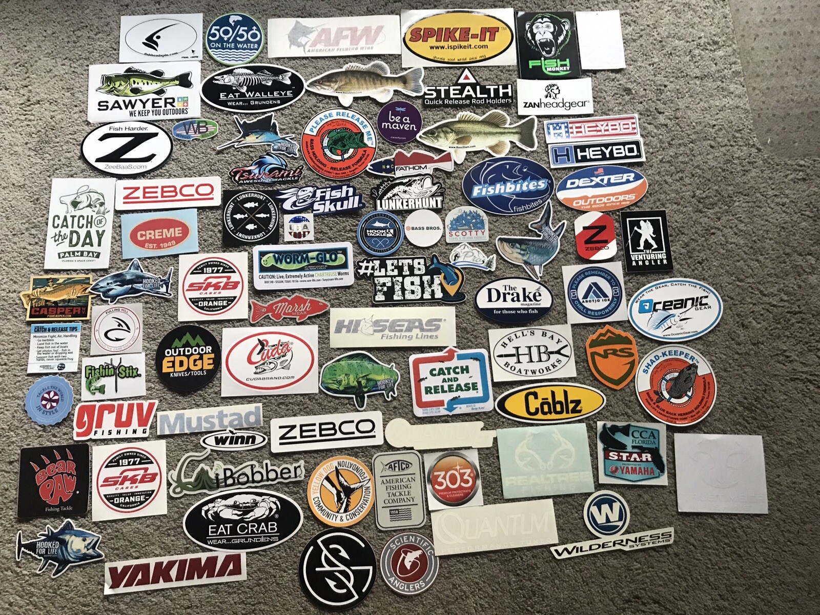 80 Fishing Stickers/Decals Marsh Real Tree Scientific Angler Tsunami Gruv NRS 80 Fishing Stickers/Decals Marsh Real Tree Scientific Angler Tsunami Gruv NRS