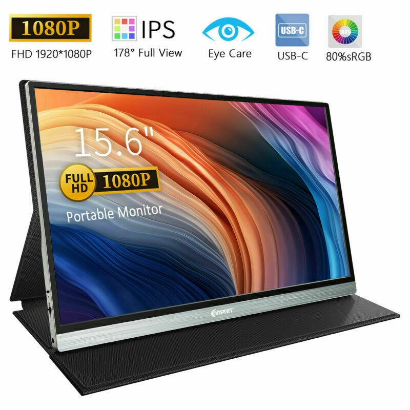 Portable Monitor Corprit 15.6″ USB Type-C/HDMI/DP 1920*1080 IPS Display Screen Portable Monitor Corprit 15.6″ USB Type-C/HDMI/DP 1920*1080 IPS Display Screen