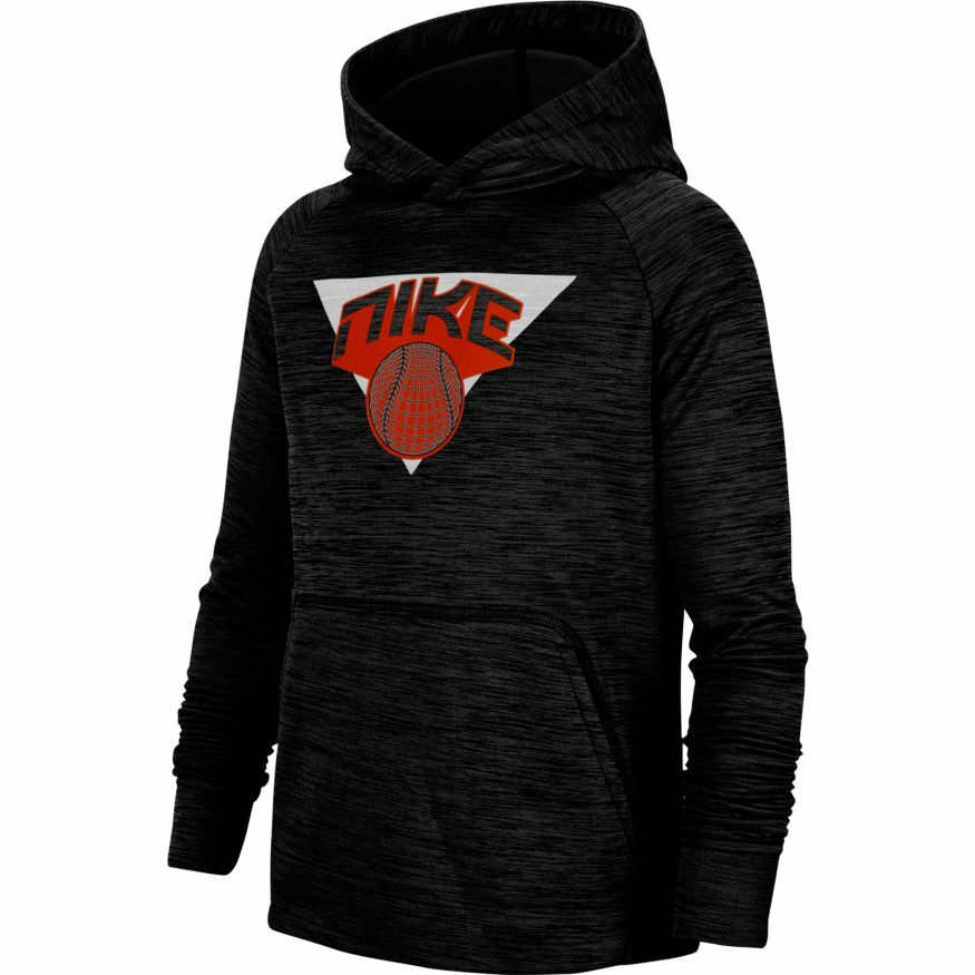 Nike Therma Sports Big Kids Boys Pullover Training Hoodie CU8977 Black Red XL