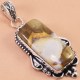 Cobra Jasper Gemstone Handicraft Auntique Silver Jewelry Pendant 2″ Cobra Jasper Gemstone Handicraft Auntique Silver Jewelry Pendant 2″