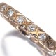 Auth CHANEL Diamond Ring Coco Crush EU47 18K 750 Rose Gold Auth CHANEL Diamond Ring Coco Crush EU47 18K 750 Rose Gold