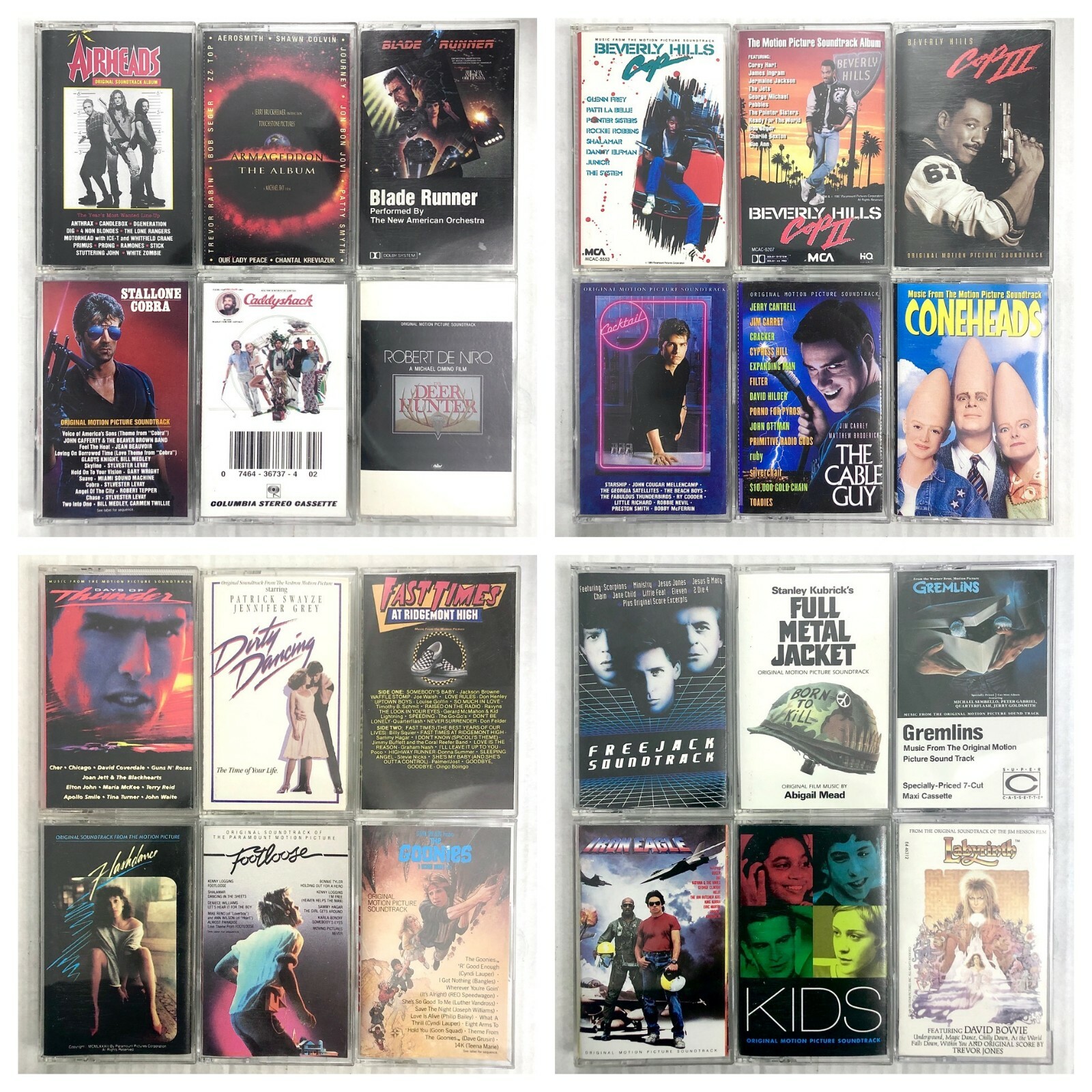 BUILD UR OWN Cassette Tape Lot – Movie, TV, Film Soundtracks – Rare Titles BUILD UR OWN Cassette Tape Lot – Movie, TV, Film Soundtracks – Rare Titles