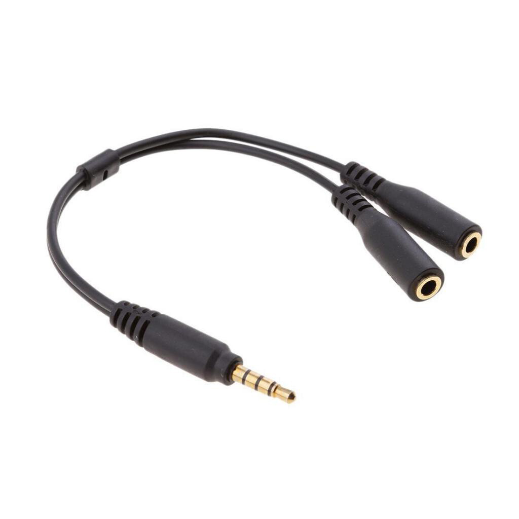 AUX Y Splitter Cable 2.5mm Male Turn to 3.5mm Dual Female Audios Adapter AUX Y Splitter Cable 2.5mm Male Turn to 3.5mm Dual Female Audios Adapter