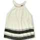 Sunny Leigh Womens Tiered Fashion Tank Top, Off-White, Small Sunny Leigh Womens Tiered Fashion Tank Top, Off-White, Small