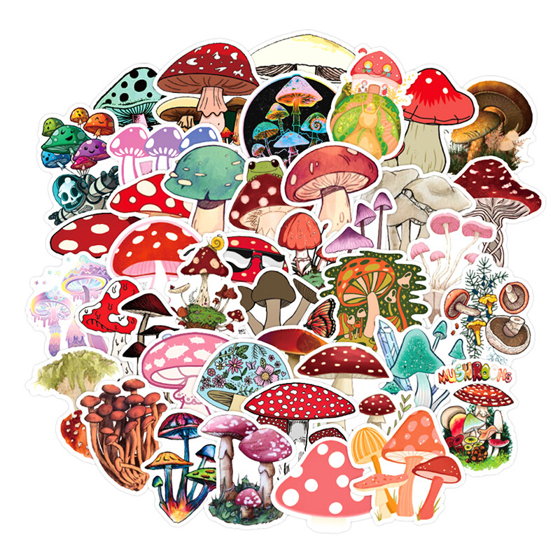 50PCS Skateboard Stickers bomb Vinyl Laptop Luggage Mushroom Sticker Lot c Y1 50PCS Skateboard Stickers bomb Vinyl Laptop Luggage Mushroom Sticker Lot c Y1