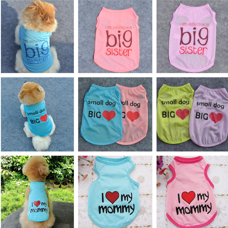2019 Various Pet Puppy Small Dog Cat Apparel Summer Clothes Pattern Vest T-shirt 2019 Various Pet Puppy Small Dog Cat Apparel Summer Clothes Pattern Vest T-shirt