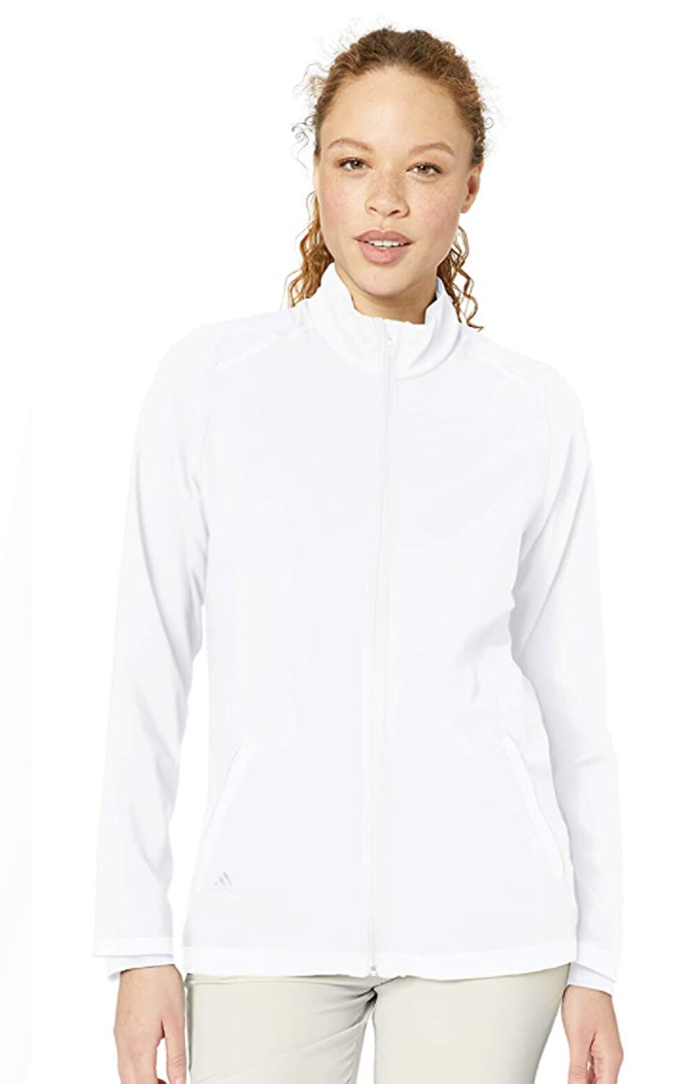 New Adidas Full Zip White Sports Parka Women’s Medium – DP5802 New Adidas Full Zip White Sports Parka Women’s Medium – DP5802