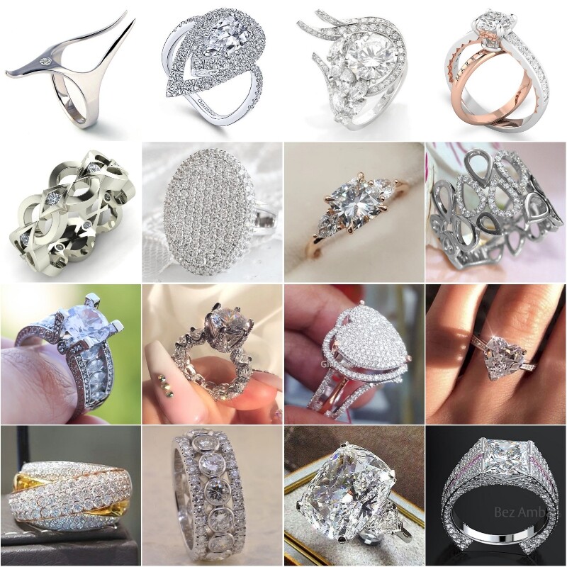 Gorgeous 925 Silver Wedding Ring Women White Sapphire Rings Jewelry Gift Sz 6-10 Gorgeous 925 Silver Wedding Ring Women White Sapphire Rings Jewelry Gift Sz 6-10