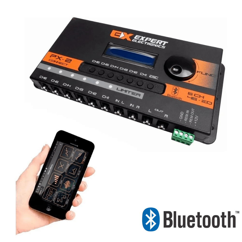 Banda Expert Electronics PX2 Connect 6 Way Car Equalizer 46 Band 3-Day Delivery Banda Expert Electronics PX2 Connect 6 Way Car Equalizer 46 Band 3-Day Delivery
