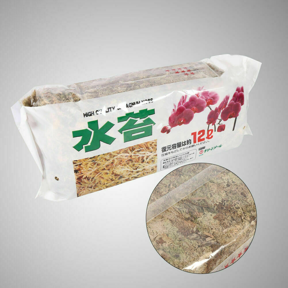12L Garden Supply Sphagnum Moss Bryophyte Phalaenopsis Fertilizer Orchid H6O7