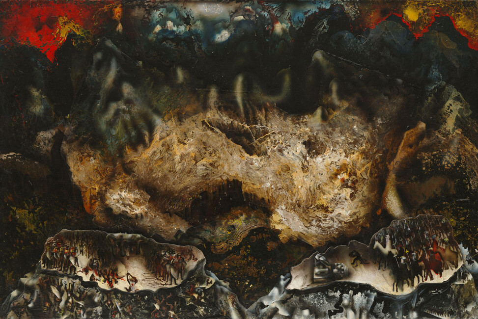 Art HD Print Oil Painting Decor David Alfaro Siqueiros Collective Suicide Art HD Print Oil Painting Decor David Alfaro Siqueiros Collective Suicide