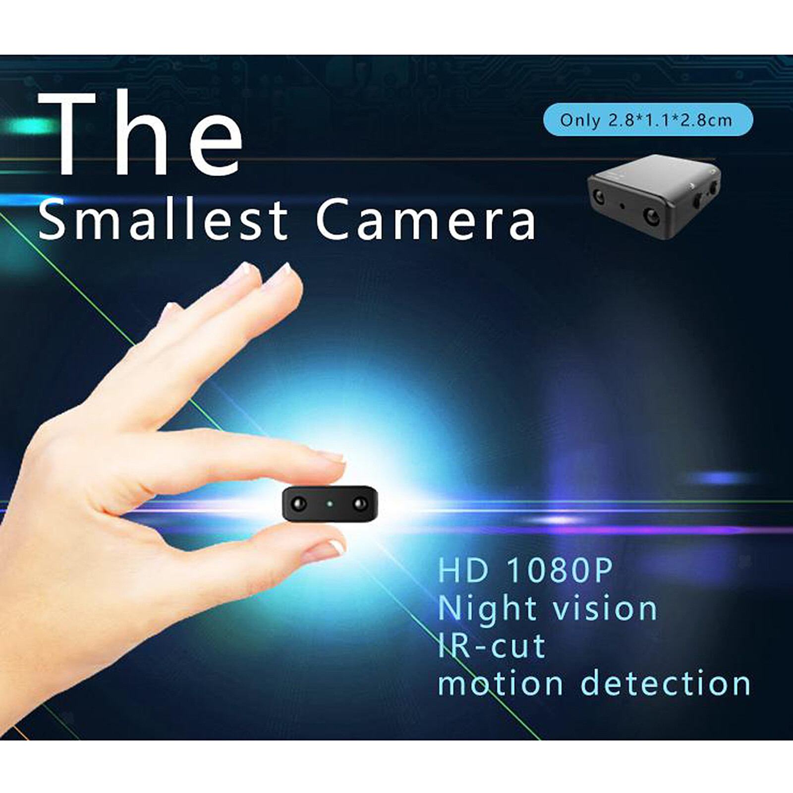 Mini Wifi Hidden Spy Camera Home Security HD 1080P DV Night Vision