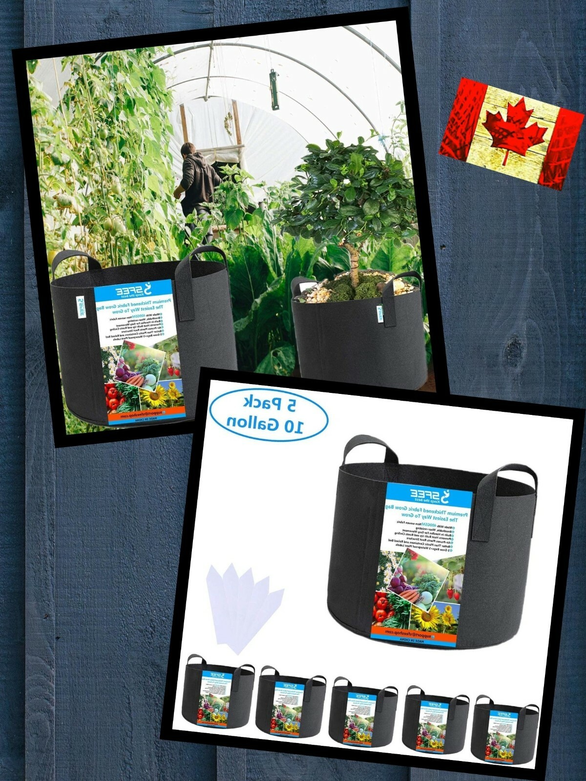 Non Woven Plant Grow Bags Aeration Fabric Pots With Handles For Nursery Garden Non Woven Plant Grow Bags Aeration Fabric Pots With Handles For Nursery Garden