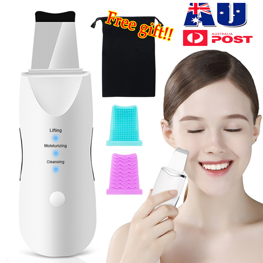 Deep Face Cleaner Tool Facial Ultrasonic Skin Scrubber Spatula Extractor Peeling Deep Face Cleaner Tool Facial Ultrasonic Skin Scrubber Spatula Extractor Peeling