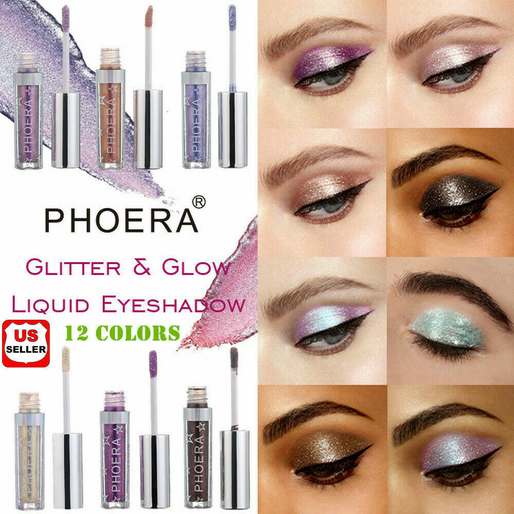 12 colors Eyeshadow Liquid Waterproof Glitter Eyeliner Shimmer Makeup Cosmetics❤ 12 colors Eyeshadow Liquid Waterproof Glitter Eyeliner Shimmer Makeup Cosmetics❤
