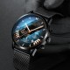 High Quality Men Watch Stainless Steel Leather Quartz Sports Calendar Watch High Quality Men Watch Stainless Steel Leather Quartz Sports Calendar Watch