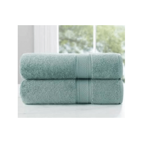 Loom Naturals 30% Viscose Bamboo 70% Cotton 4Piece Bath Towel set-Seafoam Green Loom Naturals 30% Viscose Bamboo 70% Cotton 4Piece Bath Towel set-Seafoam Green