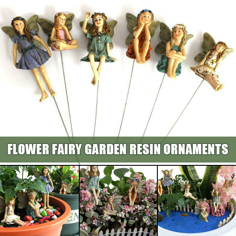 Fairy Garden – 6pcs Miniature Fairies Figurines Accessories for Outdoor Decor Fairy Garden – 6pcs Miniature Fairies Figurines Accessories for Outdoor Decor