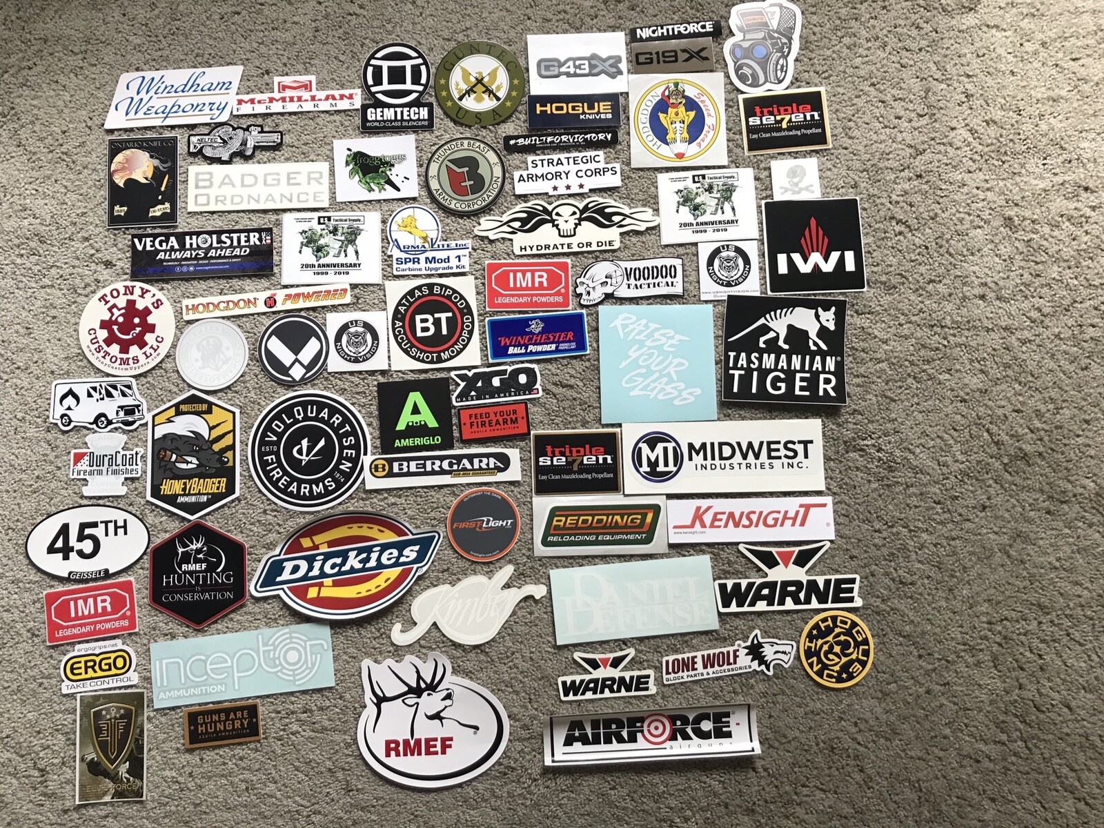68 Hunting STICKERS/DecalIWI Geissele Gemtech Hodgdon Bergara Keltec Volquartsen 68 Hunting STICKERS/DecalIWI Geissele Gemtech Hodgdon Bergara Keltec Volquartsen