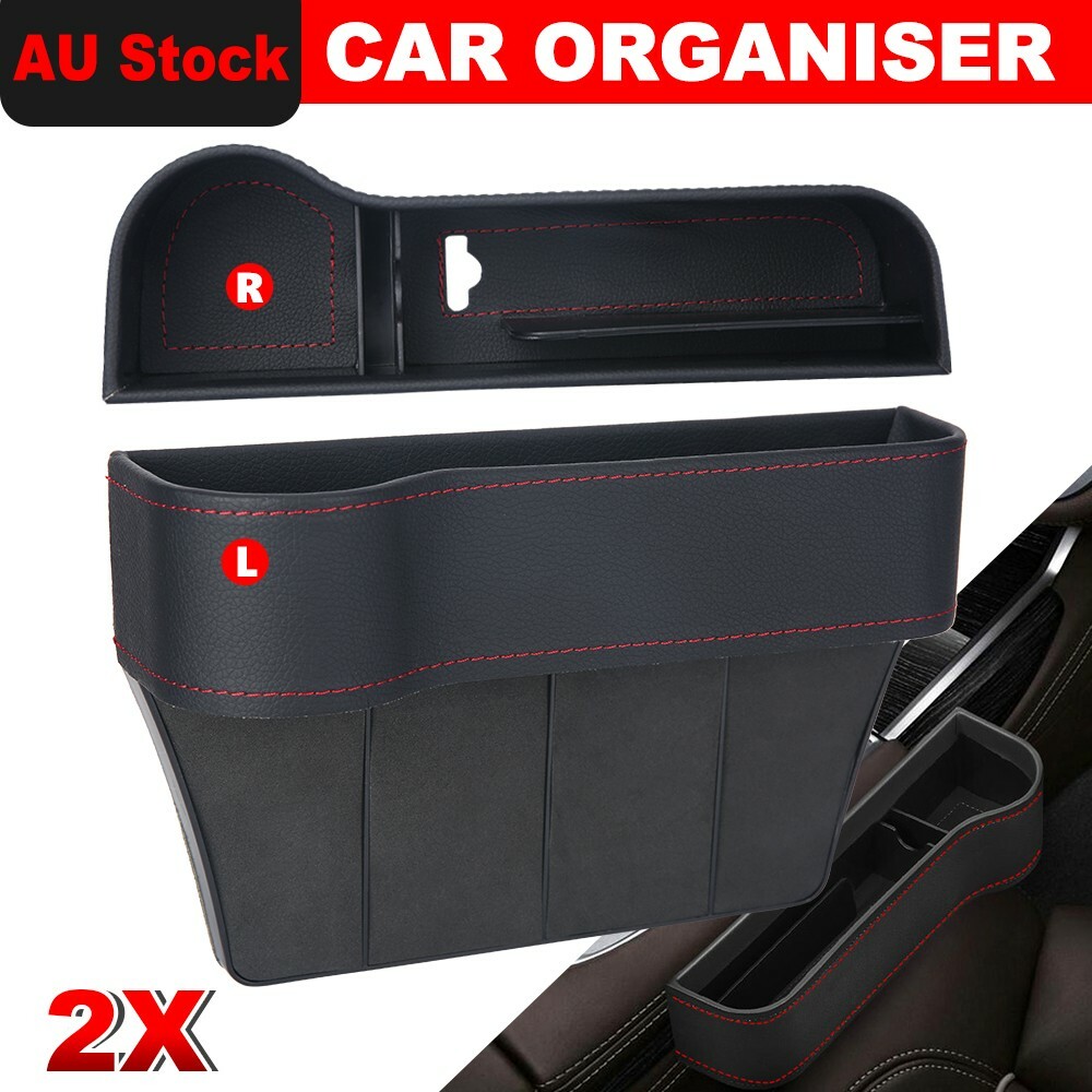 2x Car Accessories Interior Seat Gap Organiser Storage Caddy Keys Phone Holder 2x Car Accessories Interior Seat Gap Organiser Storage Caddy Keys Phone Holder