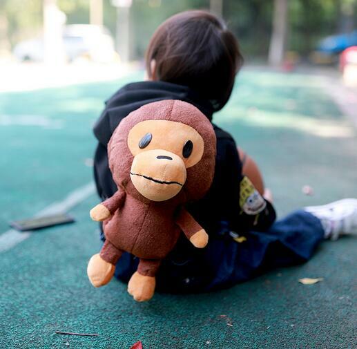 Fashion Kids Baby Milo Boy Girls Little Monkey Shoulder Bag Backpack School Bag Fashion Kids Baby Milo Boy Girls Little Monkey Shoulder Bag Backpack School Bag