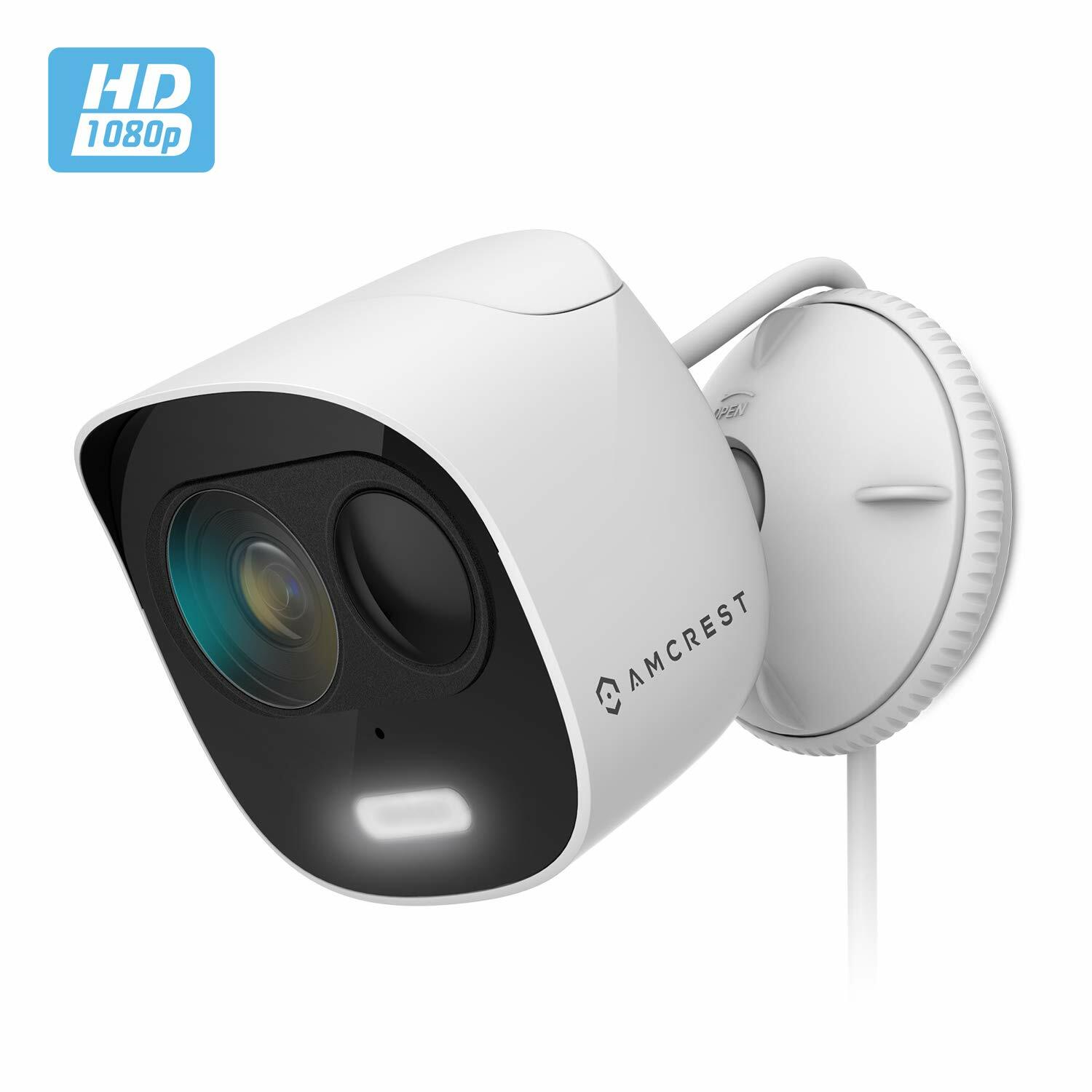 Amcrest SmartHome 1080p WiFi Outdoor Security Camera Deterrent Alarm Spotlight Amcrest SmartHome 1080p WiFi Outdoor Security Camera Deterrent Alarm Spotlight