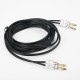 Blue Cable Connector Cord Electronics Replacement Spare With Banana Plug Durable Blue Cable Connector Cord Electronics Replacement Spare With Banana Plug Durable