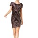 Jump Apparel T-Shirt Dress Black Size XS Junior Sheath Glitter Knit #140 Jump Apparel T-Shirt Dress Black Size XS Junior Sheath Glitter Knit #140