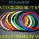 14 GAUGE WIRE ENNIS ELECTRONICS 50 FT EA PRIMARY CABLE AWG COPPER CLAD 11 ROLLS 14 GAUGE WIRE ENNIS ELECTRONICS 50 FT EA PRIMARY CABLE AWG COPPER CLAD 11 ROLLS