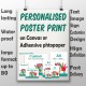 Personalized A1 A0 poster print banner sign printing on Canvas Photo Art Paper Personalized A1 A0 poster print banner sign printing on Canvas Photo Art Paper