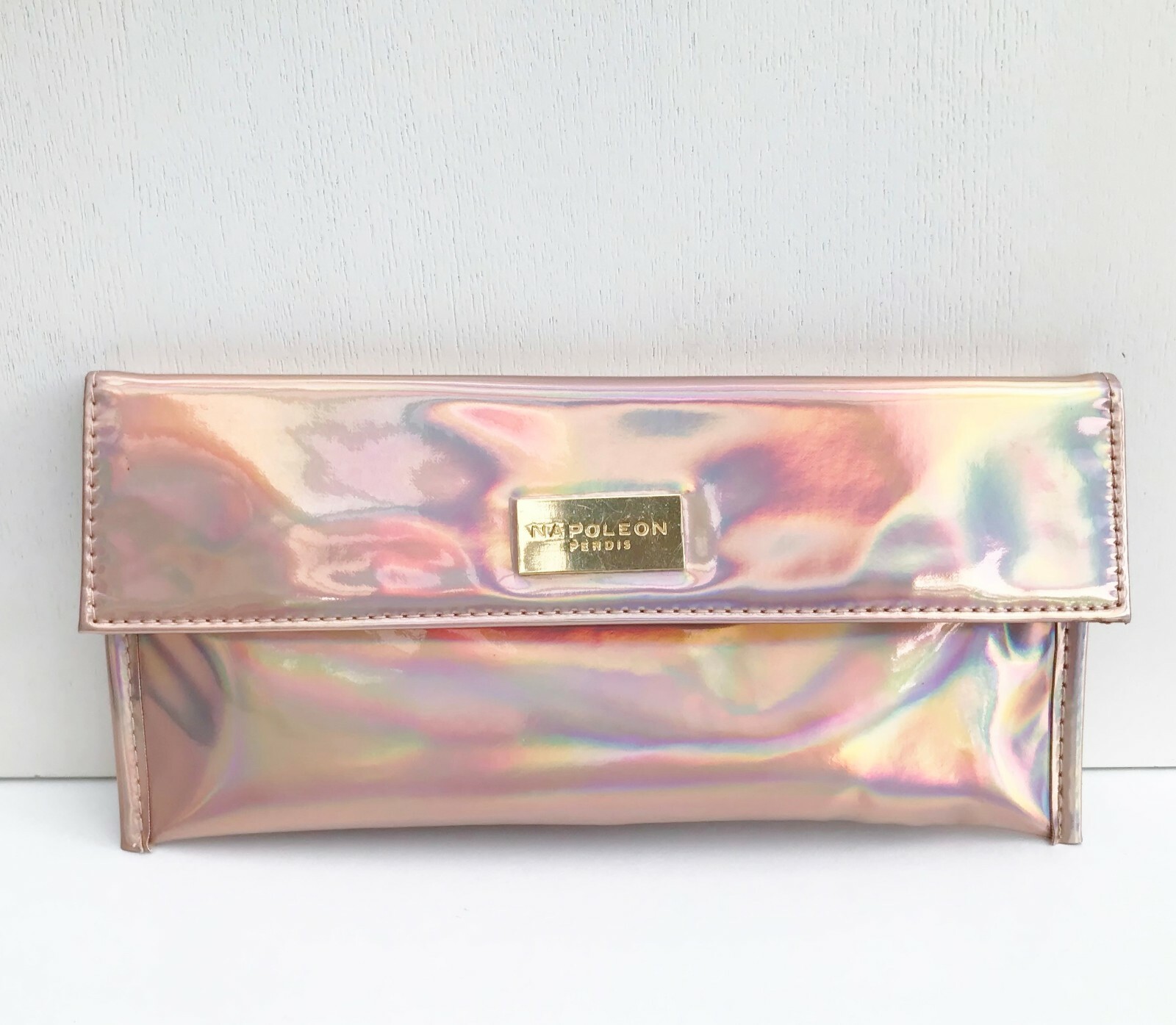 Napoleon Perdis Nude Holographic Makeup Cosmetics Bag / Pouch / Case, Brand New! Napoleon Perdis Nude Holographic Makeup Cosmetics Bag / Pouch / Case, Brand New!