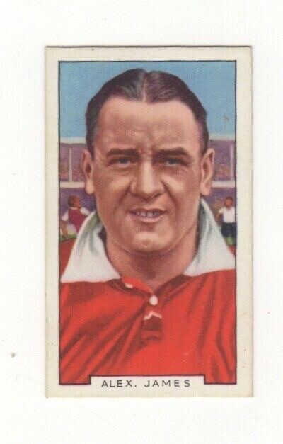 Soccer Sports Card. Alex james, Arsenal and Scotland Soccer Sports Card. Alex james, Arsenal and Scotland