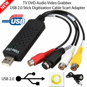 New USB 2.0 Audio TV Video VHS to PC DVD VCR Converter Easy Capture Card Adapter New USB 2.0 Audio TV Video VHS to PC DVD VCR Converter Easy Capture Card Adapter