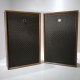 Vintage Sharp Electronics GS-5730 Wooden Cabinet Shelf Speakers Japan Working Vintage Sharp Electronics GS-5730 Wooden Cabinet Shelf Speakers Japan Working
