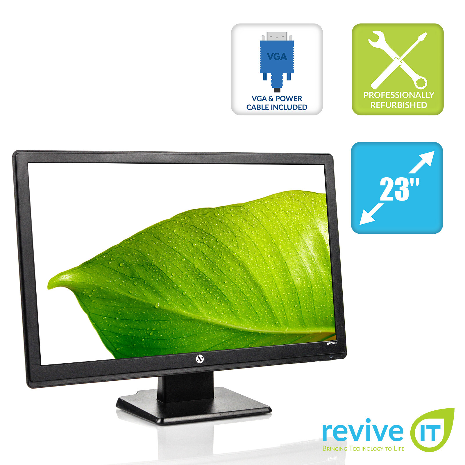 HP LV2311 23″ Widescreen 1920×1080 16:9 LED Backlit Full HD LCD Monitor Grade B HP LV2311 23″ Widescreen 1920×1080 16:9 LED Backlit Full HD LCD Monitor Grade B