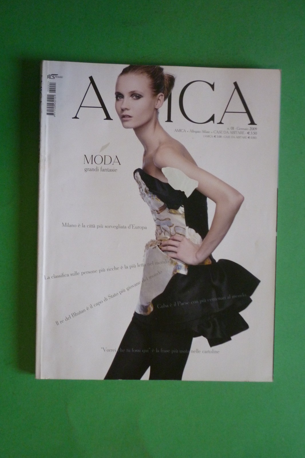 Magazine Amica 1/2009 High Moda Foto Alessandro Dal Vouchers Stratis And Drink