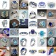 Fashion Blue Sapphire Women Wedding Engagement Ring 925 Silver Jewelry Size 6-10 Fashion Blue Sapphire Women Wedding Engagement Ring 925 Silver Jewelry Size 6-10