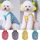 Pet Dog Grid Printing Vest Summer Puppy Fashion Lattice Sling Camisole Clothes Pet Dog Grid Printing Vest Summer Puppy Fashion Lattice Sling Camisole Clothes