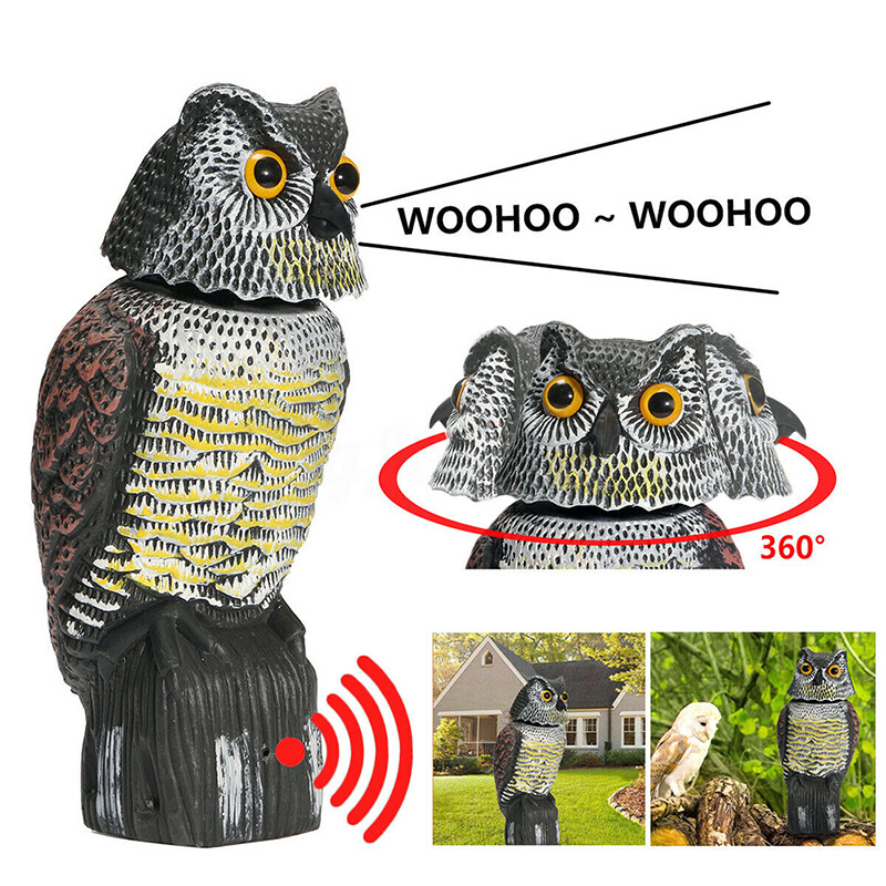 Fake Owl Hunting Decoy Garden Protection Decor Repel Pest Control Crow S Da Fake Owl Hunting Decoy Garden Protection Decor Repel Pest Control Crow S Da