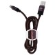 Warner 3.3-Ft MFi Certified USB Cable for Apple Devices – Brown Warner 3.3-Ft MFi Certified USB Cable for Apple Devices – Brown