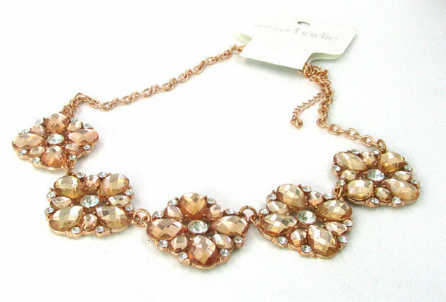 Free Shipping Fashion Jewelry Pretty Flower Gemstone Choker Necklace PA75 Free Shipping Fashion Jewelry Pretty Flower Gemstone Choker Necklace PA75
