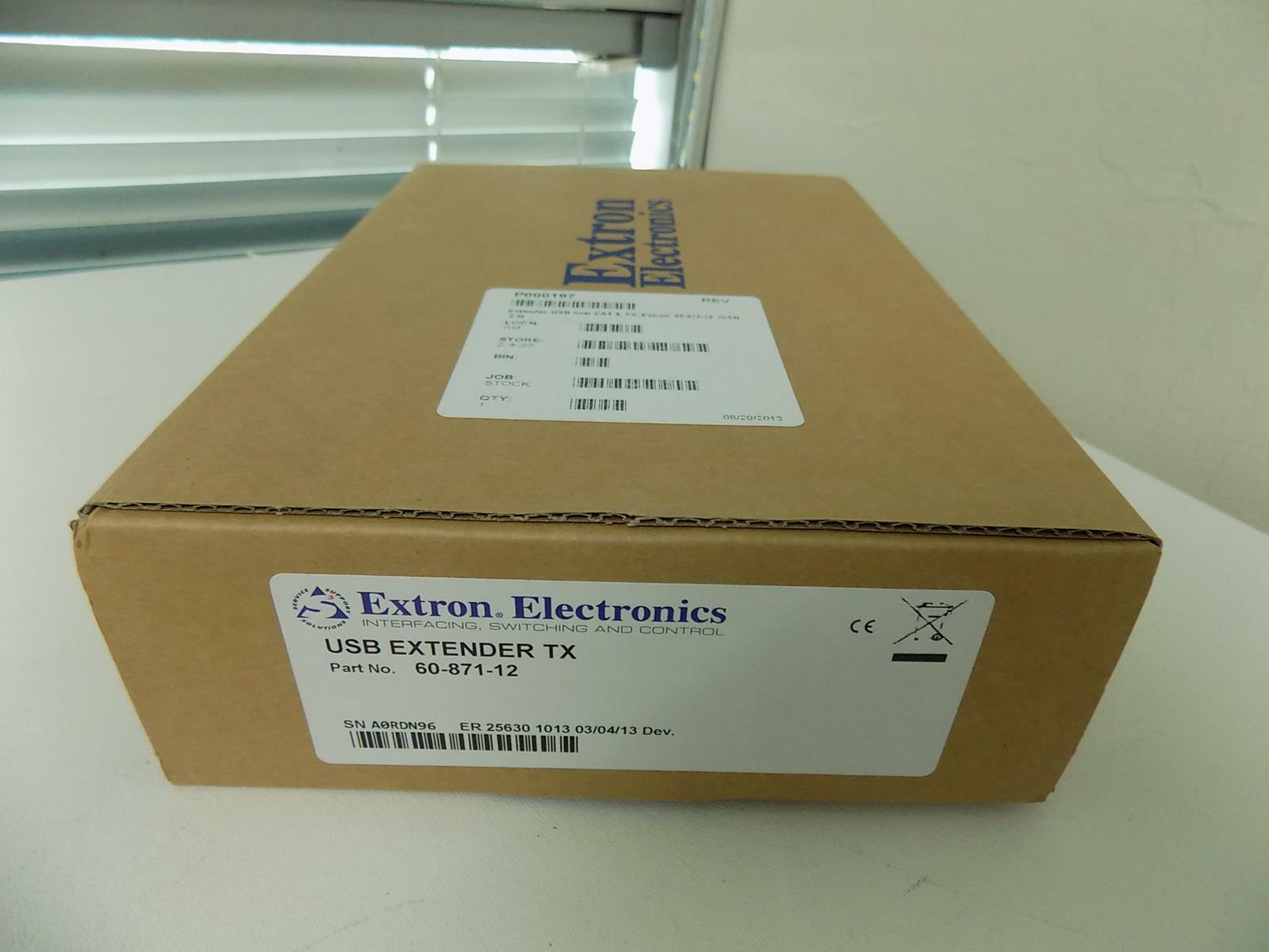 BRAND NEW EXTRON ELECTRONICS 60-871-12 USB EXTENDER TX BRAND NEW EXTRON ELECTRONICS 60-871-12 USB EXTENDER TX