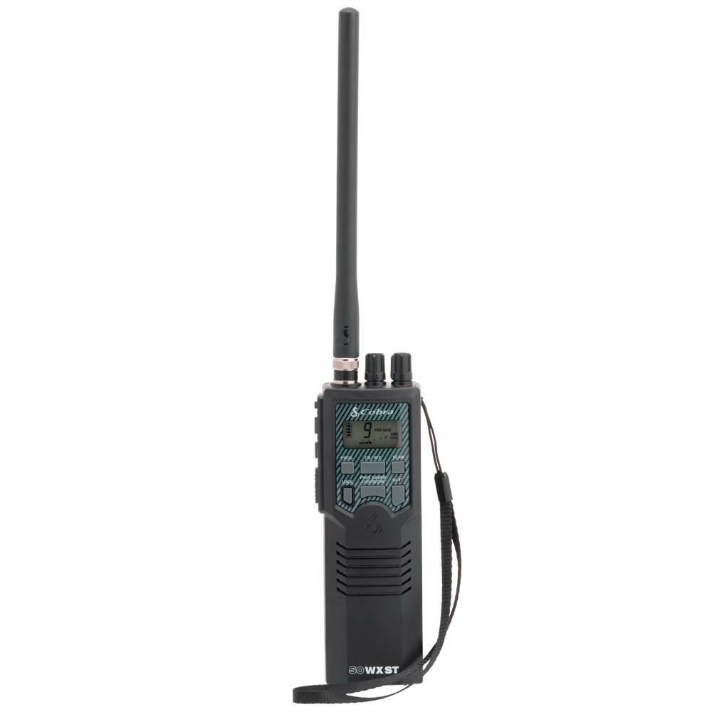 Cobra Electronics HH 50 WX ST Portable 40 Channel CB Radio NOAA Weather Alerts Cobra Electronics HH 50 WX ST Portable 40 Channel CB Radio NOAA Weather Alerts