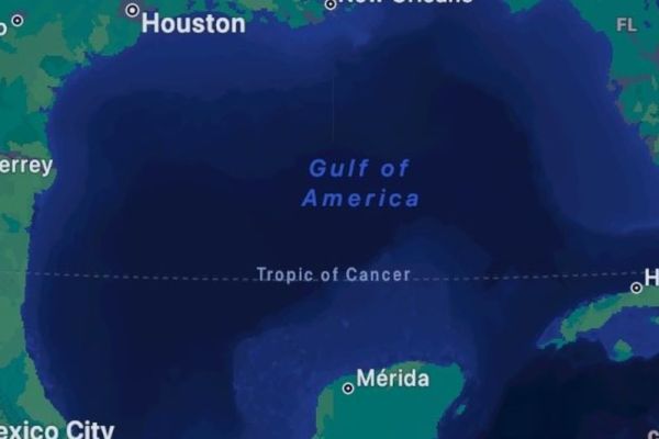 Apple renombra en sus mapas al Golfo de México como “Golfo de América” en EU Apple renombra en sus mapas al Golfo de México como “Golfo de América” en EU