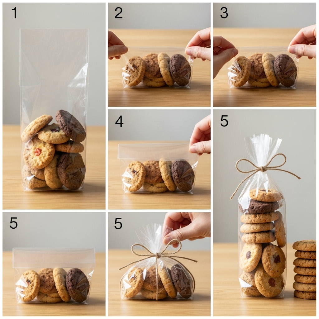 과자봉지 접는법 과자봉지 접는법