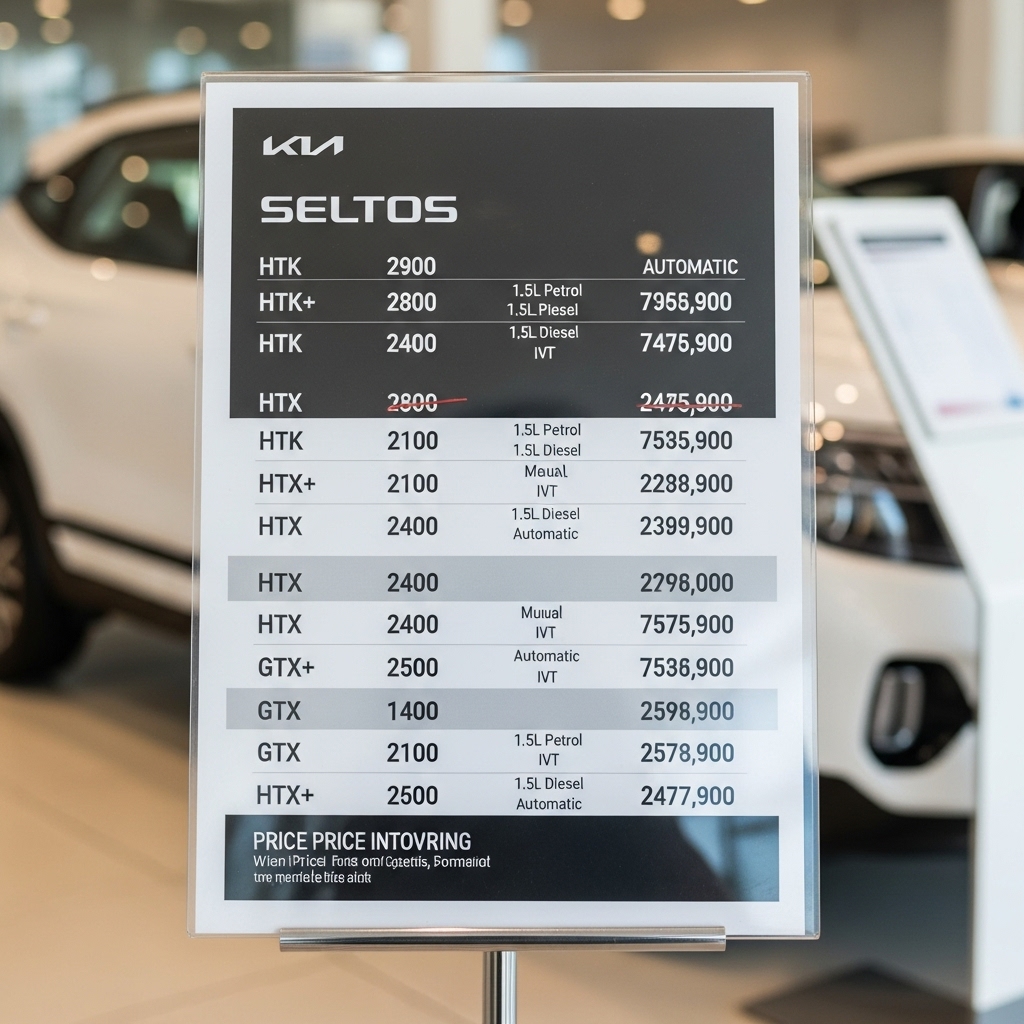 셀토스가격표 셀토스가격표