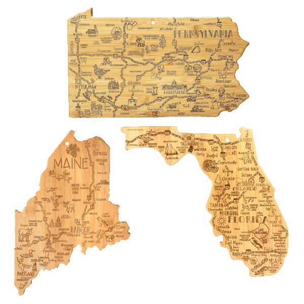 U.S. Destination Bamboo Cutting and Serving Boards 1 U.S. Destination Bamboo Cutting and Serving Boards 1