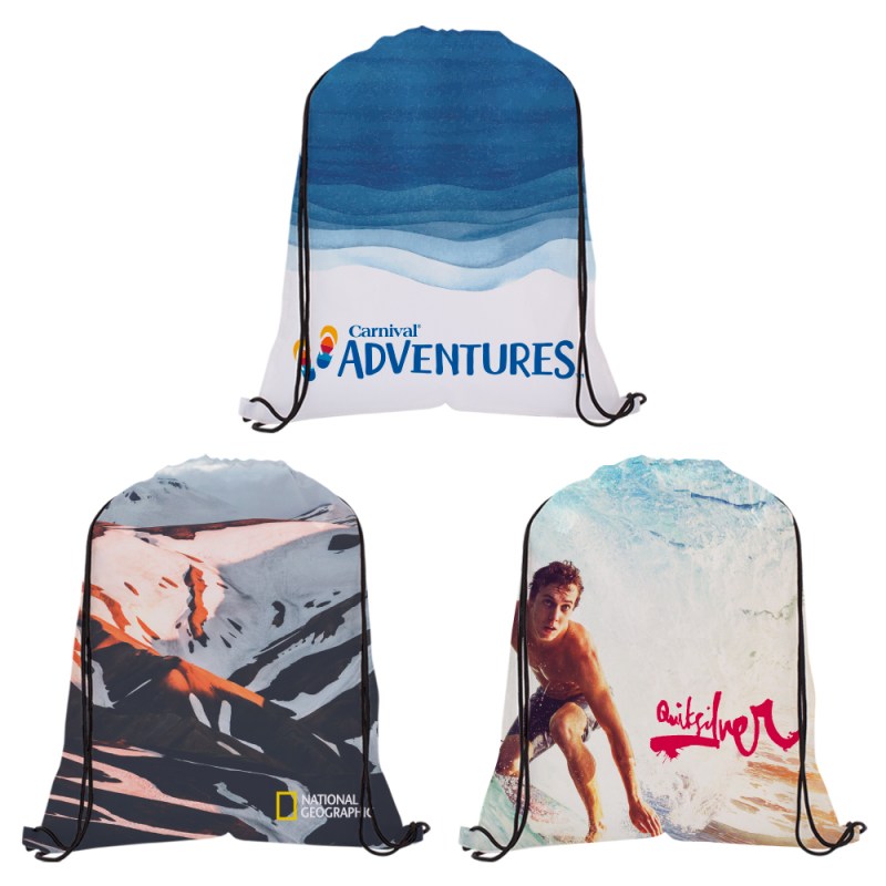Dye-Sublimated Drawstring Backpack 1 Dye-Sublimated Drawstring Backpack 1