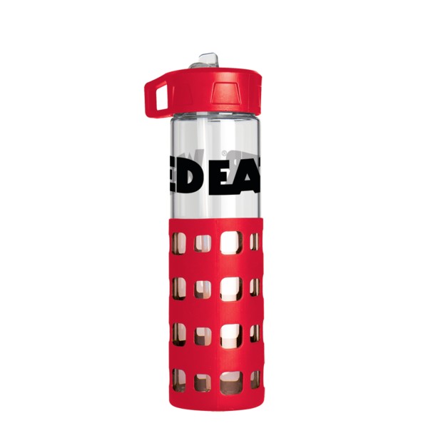 Sip-N-Go Glass Water Bottle - 20 Oz. 1