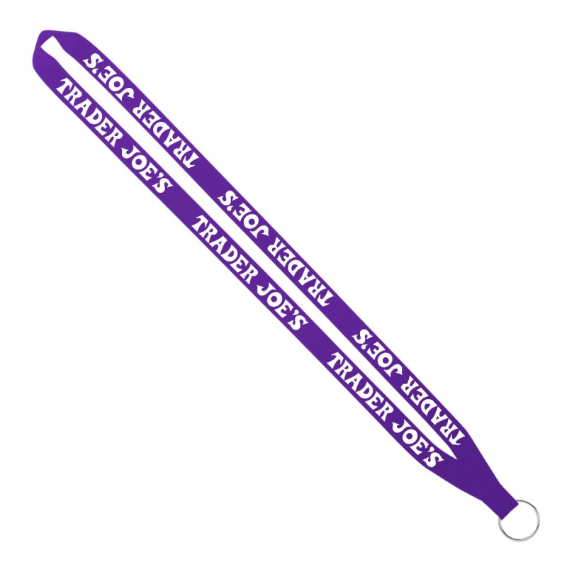 IMPORT Rush 5/8" Polyester Lanyard with Sewn Silver Metal Split-Ring 1 IMPORT Rush 5/8" Polyester Lanyard with Sewn Silver Metal Split-Ring 1